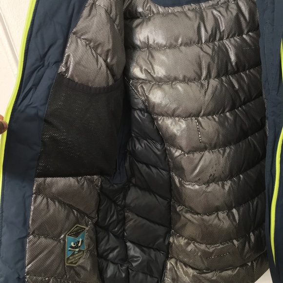 Columbia 700 Thermal Comfort Omni Heated Winter Jacket Navy-Blue Women Size S - Picture 10 of 15